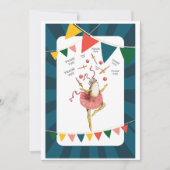 ジャグリングカエル サンキューカード (正面)