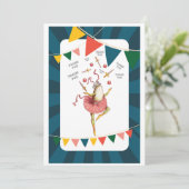 ジャグリングカエル サンキューカード (スタンド正面)