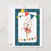 ジャグリングカエル ノートカード (正面)