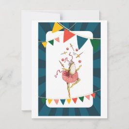 ジャグリングカエル ノートカード