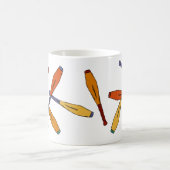 ジャグリングカラフルクラブジャグラーパーソナライズされた コーヒーマグカップ (中央)