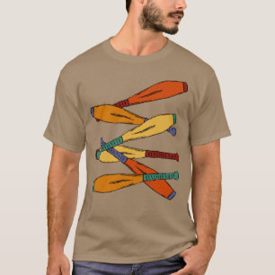 ジャグリングクラブコラージュグラフィック Tシャツ