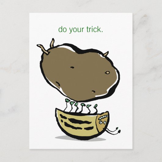 ジャグリングコロラドカブトムシ ポストカード (正面)