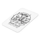 ジャグリングデイジーファームファミリーマガネ マグネット (左側)