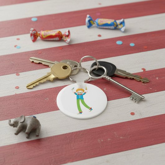 ジャグリングピエロ キーホルダー
