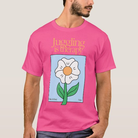 ジャグリングボール ストレス解消 メンタルウェルネス サーカス Tシャツ (正面)