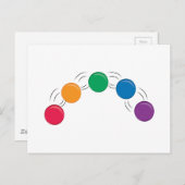 ジャグリングボール ポストカード (正面/裏面)