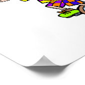 ジャグリングユニサイクルピエロ ポスター (角)