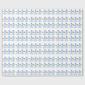 ジャグリング雪だるま ラッピングペーパー (フラット)