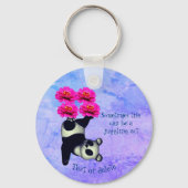 ジャグリング・アクト・パンダを生感動的きる キーホルダー (裏面)