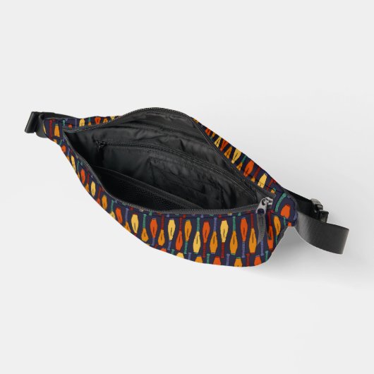 ジャグリング・クラブパターン(の模様が)ある向け ファニーパック (見開き)