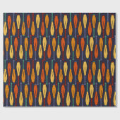 ジャグリング・クラブパターン(の模様が)ある向け ラッピングペーパー (フラット)