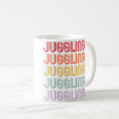 ジャグリング コーヒーマグカップ (正面右)