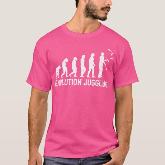 ジャグリング ジャグラー ピンボール サーカス 愛好家 Tシャツ (正面)