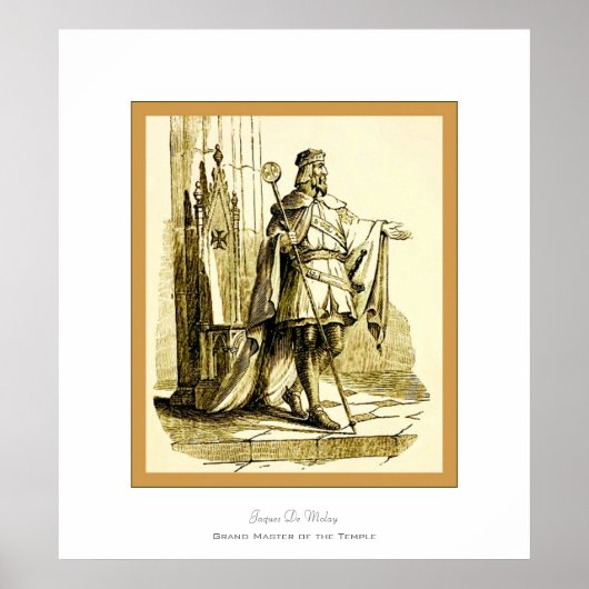 ジャケスデモレー～ナイツテンプラ ポスター (正面)