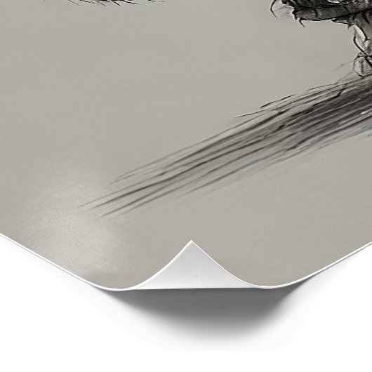 ジャケットと帽子をかぶった愛らしいファンタジーの生き物 ポスター (コーナー)