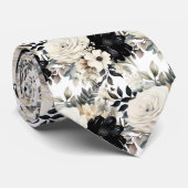 ジャケットに合うタイ｜結婚式＆イベント用フラワーネクタイ ネクタイ (ロール)