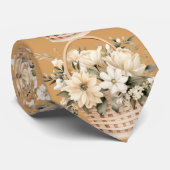 ジャケットに合うタイ｜結婚式＆イベント用花柄ネクタイ ネクタイ (ロール)