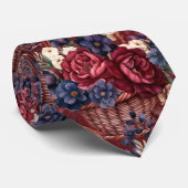 ジャケットに合うタイ｜結婚式＆イベント用花柄ネクタイ ネクタイ (ロール)