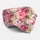 ジャケットに合うタイ｜結婚式＆イベント用花柄ネクタイ ネクタイ (ロール)