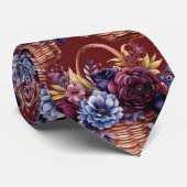 ジャケットに合うタイ|結婚式&イベント用花柄ネクタイ ネクタイ (ロール)