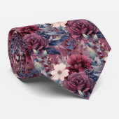 ジャケットに合うタイ|結婚式&イベント用花柄ネクタイ ネクタイ (ロール)