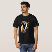 ジャケットに牛のTシャツ Tシャツ (正面フル)