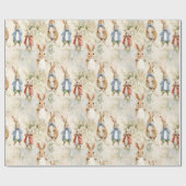 ジャケットのウサギ ラッピングペーパー (フラット)