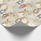 ジャケットのウサギ ラッピングペーパー (角)