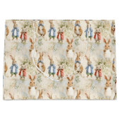 ジャケットのウサギ ラージペーパーバッグ (正面)