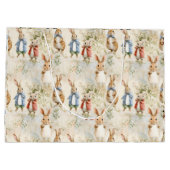 ジャケットのウサギ ラージペーパーバッグ (裏面)