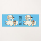 ジャケット漫画を持つ可愛い羊 ヨガマット (正面(横))