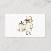 ジャケット漫画を持つ可愛い羊 名刺 (裏面)
