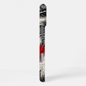 ジャケット表面にレザーベストを着たコアラ iPhoneケース (右側面)