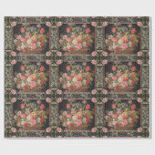 ジャケブルームフローラ22ラッピエレガントング紙 ラッピングペーパー (フラット)