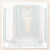 ジャゲンスティルドア ガラスコースター (裏面)