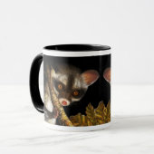 ジャコウ猫の現実的な絵画 マグカップ (正面左)