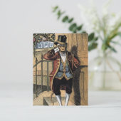 ジャコザモンキーヴィンテージイラストレーション ポストカード (スタンド正面)