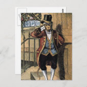 ジャコザモンキーヴィンテージイラストレーション ポストカード (正面/裏面)