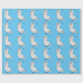ジャコバン鳩バードカートゥーンイラストレーション ラッピングペーパー (フラット)