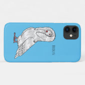 ジャコバン鳩バードカートゥーンイラストレーション Case-Mate iPhoneケース (裏面(横))