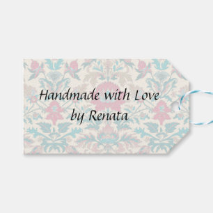 ジャコビアン・フローラル・プリント ギフトタグ