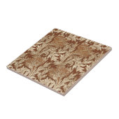 ジャコビーンフラワーダマスク、チュープタン、クリーム タイル (側面)