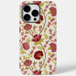 ジャコビーンフローラビッグパターンレッズピンクス金ゴールド Case-Mate iPhone 14 PRO MAXケース