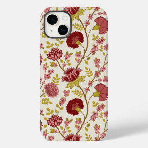 ジャコビーンフローラビッグパターンレッズピンクス金ゴールド Case-Mate iPhone 14 PLUSケース