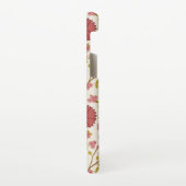 ジャコビーンフローラビッグパターンレッズピンクス金ゴールド SAMSUNG GALAXYケース (左側)