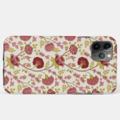 ジャコビーンフローラルパターンレッズピンクス金ゴールド Case-Mate iPhoneケース (裏面(横))