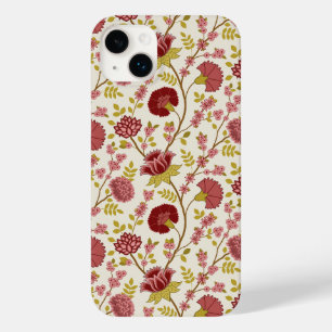 ジャコビーンフローラルパターンレッズピンクス金ゴールド Case-Mate iPhone 14 PLUSケース