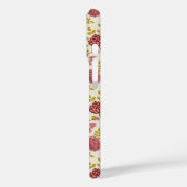 ジャコビーンフローラルパターンレッズピンクス金ゴールド Case-Mate iPhoneケース (裏面 / 左)