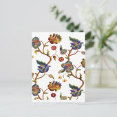 ジャコビーン刺繍アルベマール模様 ポストカード (スタンド正面)